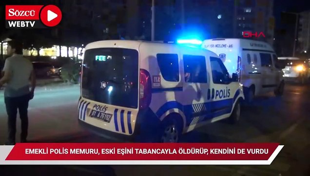 Emekli polis memuru, eski eşini tabancayla öldürüp, kendini de vurdu