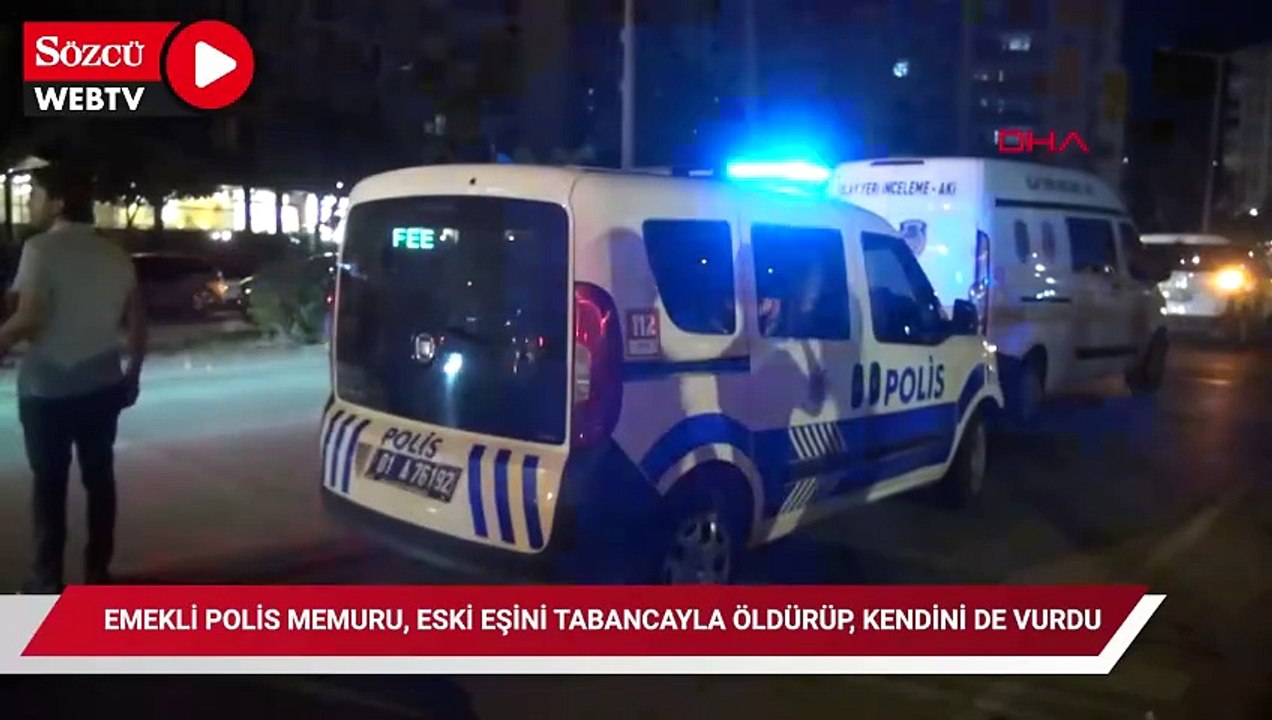 Emekli polis memuru, eski eşini tabancayla öldürüp, kendini de vurdu