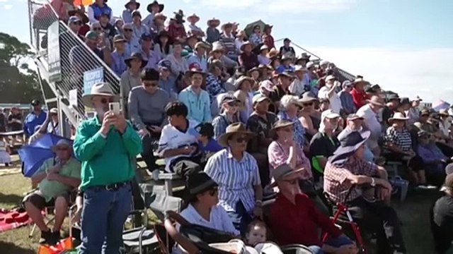Vintage bombers, aerobatic stunt planes takeover central Qld skies