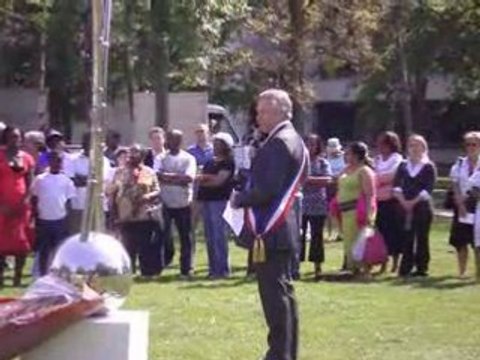 discours Dominique Lefebvre cérémonie abolition esclavage