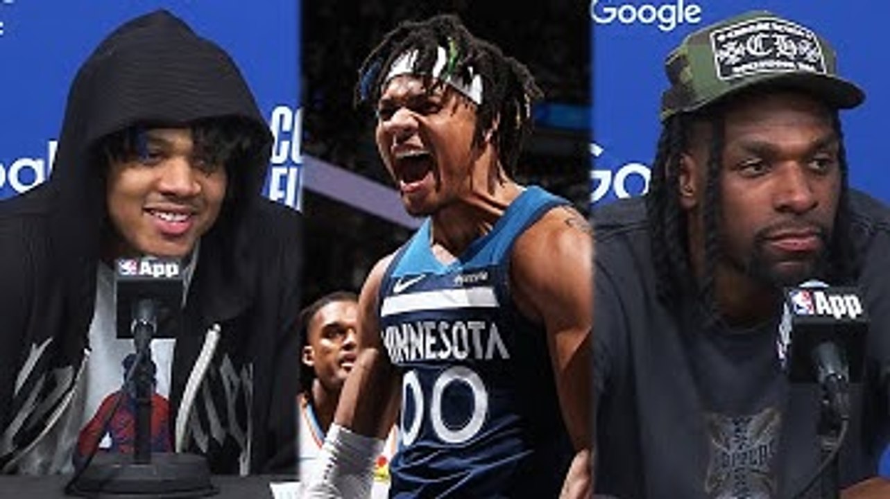 "Nobody gets the Naz Reid treatment!" Terrence Shannon Jr. & Naz Reid Speak Post Game | May 24, 2025