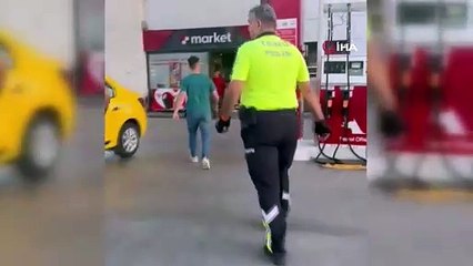 Trafik teröristleri polise saldırdı: 2 polis memuru yaralandı!