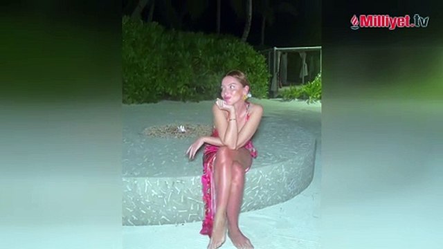 Hadise soluğu Maldivler'de aldı! Bikinili pozlarını Instagram'dan peş peşe paylaştı