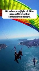 Eşeğiyle Birlikte İstanbul Semalarında Uçtu