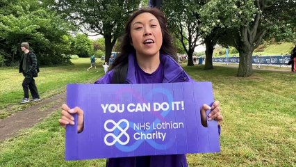 The public shares good luck messages ahead of Edinburgh Marathon