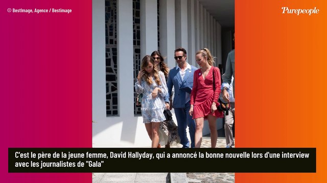 Ilona Smet enceinte : la fille d'Estelle Lefébure et de David Hallyday pose avec son mari Kamran et dévoile son joli babybump