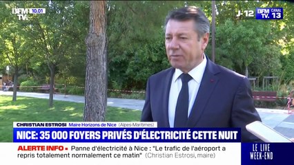 Panne géante dans les Alpes-Maritimes: "Il y a la volonté de déstabiliser notre pays" affirme Christian Estrosi, maire de Nice