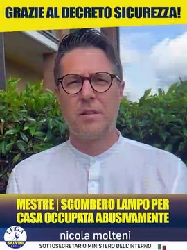 Molteni - SGOMBERO LAMPO A MESTRE (25.05.25)