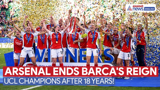 Arsenal Win Women's Champions League: How Gunners Dethroned Barcelona | Highlights