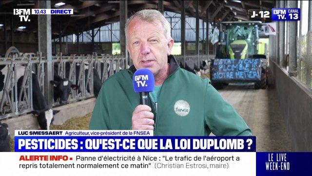 On est en train de condamner notre agriculture française : Luc Smessaert (vice-président de la FNSEA) réagit à l'obstruction parlementaire de la loi Duplomb censée lever certaines contraintes