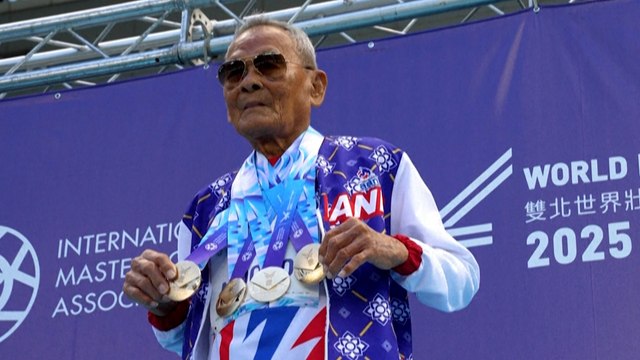 Le plus vieil athlète des World Masters Games a 105 ans