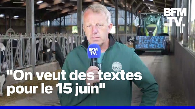 Colère des agriculteurs: l'interview en intégralité de Luc Smessaert, vice-président de la FNSEA