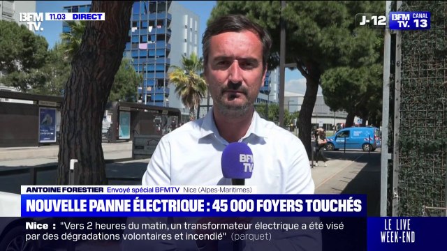 Panne électrique à Nice: 45.000 foyers privés d'électricité, une enquête a été ouverte