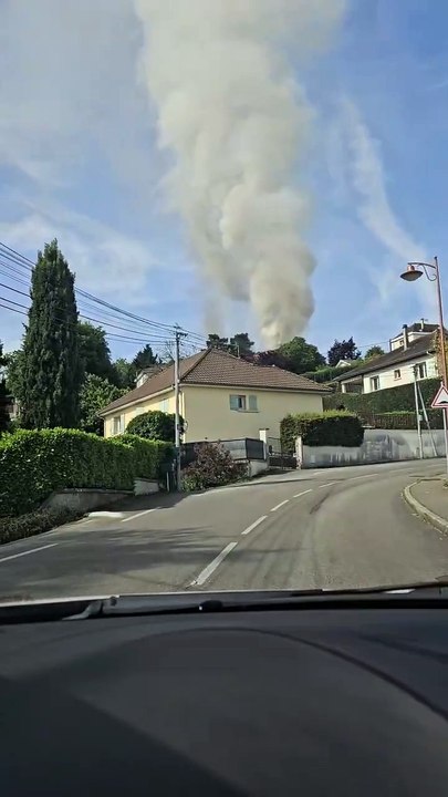 incendie Saint Alban de roche
