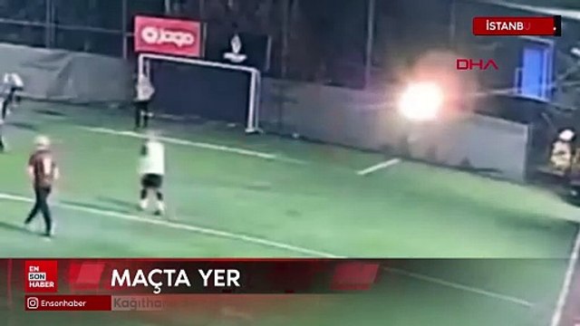 Kağıthane’de halı sahada kalp krizi geçirip hayatını kaybetti