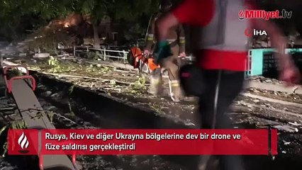 Rusya, Ukrayna’nın birçok noktasına İHA’larla saldırdı