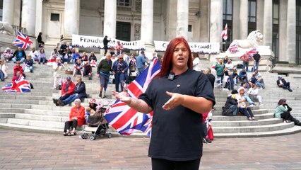 The Great British Strike at the Guildhall Square in Portsmouth - by Alec Chapman