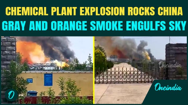 China Chemical Plant Explosion BREAKING: Over 230 Firefighters Battle Towering Plumes of Toxic Smoke