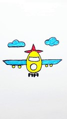 How to draw a airplane