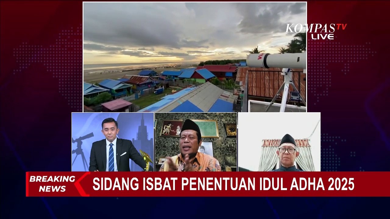 [FULL] Analisis Hasil Sidang Isbat Penentuan Iduladha 2025, Melalui Pantauan Hilal di 114 Titik