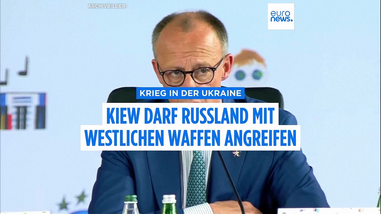 Krieg in der Ukraine: Kyjiw darf Russland mit westlichen Waffen angreifen