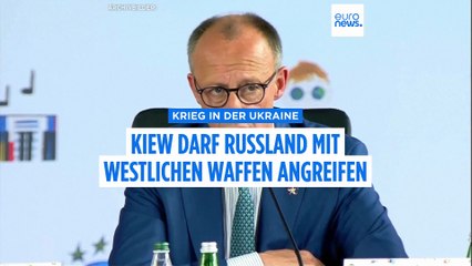 Krieg in der Ukraine: Kyjiw darf Russland mit westlichen Waffen angreifen