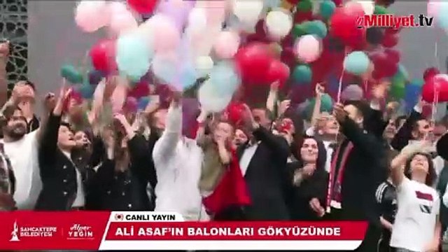 Kanseri yenen küçük Ali Asaf’ın balonları gökyüzünde