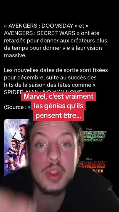 Pourquoi les deux films Avengers sortent en plein mois de décembre ?