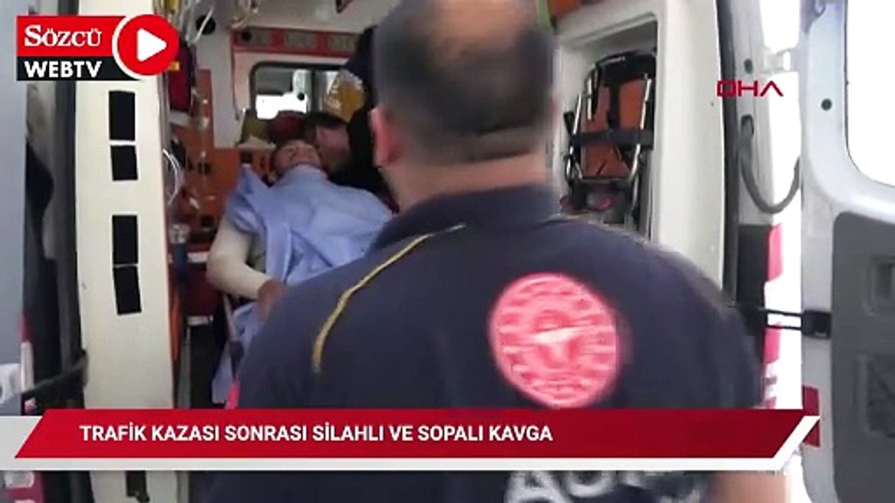 Trafik kazası sonrası silahlı ve sopalı kavga: 7 yaralı