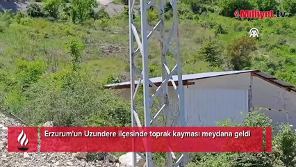 Kentte büyük panik! Yollar ikiye ayrıldı, evler yana doğru eğildi