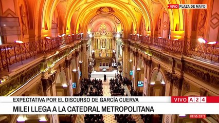 ⛪🇦🇷 JAVIER MILEI Y SU GABINETE EN EL TEDEUM POR EL 25 DE MAYO