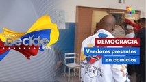 Veedores internacionales supervisan elecciones en Venezuela