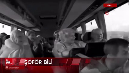 Isparta'da şarampole devrilen otobüsün görüntüleri ortaya çıktı