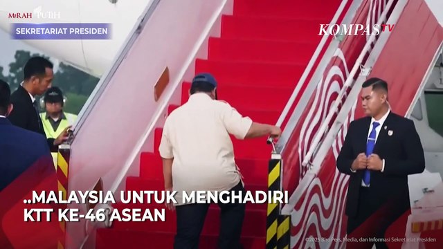 Detik-Detik Presiden Prabowo Berangkat ke Malaysia, akan Hadiri KTT ke-46 ASEAN
