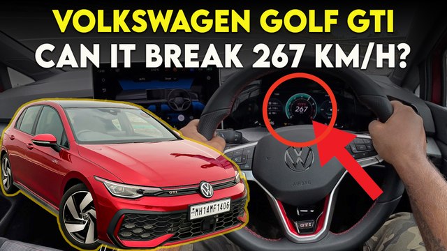 Volkswagen Golf GTI Top Speed Run | Will It Go Beyond 267 Km/h?