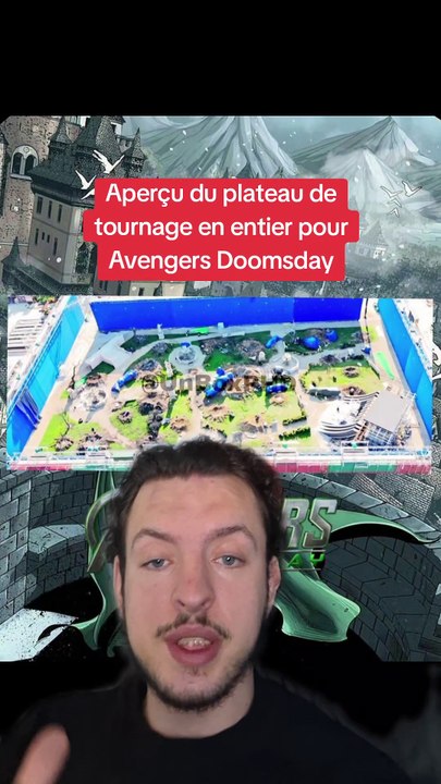 Aperçu du plateau de tournage en entier pour Avengers Doomsday
