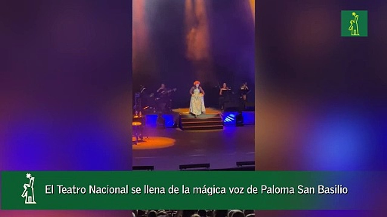 El Teatro Nacional se llena de la mágica voz de Paloma San Basilio