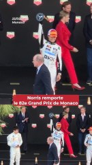 Lando Norris remporte le 82e Grand Prix de Monaco, Charles Leclerc deuxième. Les images du podium