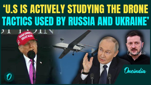 Trump Says US ‘Learning’ From Ukraine War As Russian Drone Tactics Redefine Battlefield Strategy