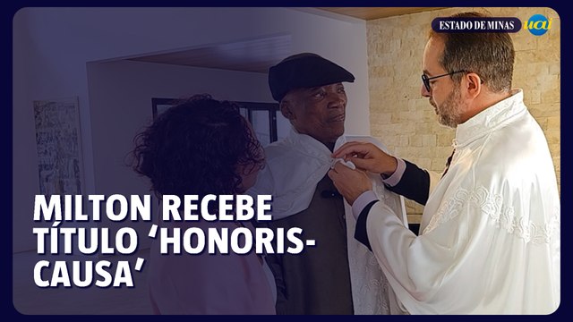 Milton Nascimento recebe título de Honoris Causa em Universidade Mineira