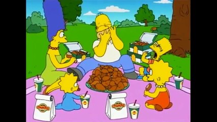 Simpsons Church's Commercial