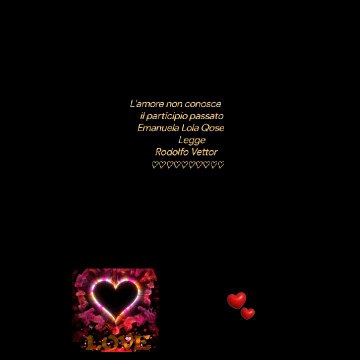 L'amore non conosce il participio passato Emanuela Lola Qose Legge Rodolfo Vettor Creative video annare53 ❤️