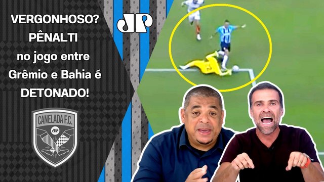 NOVO ABSURDO!!! POR%@! OLHA ISSO!!! O que esse ÁRBITRO FEZ é... PÊNALTI em Grêmio x Bahia REVOLTA!