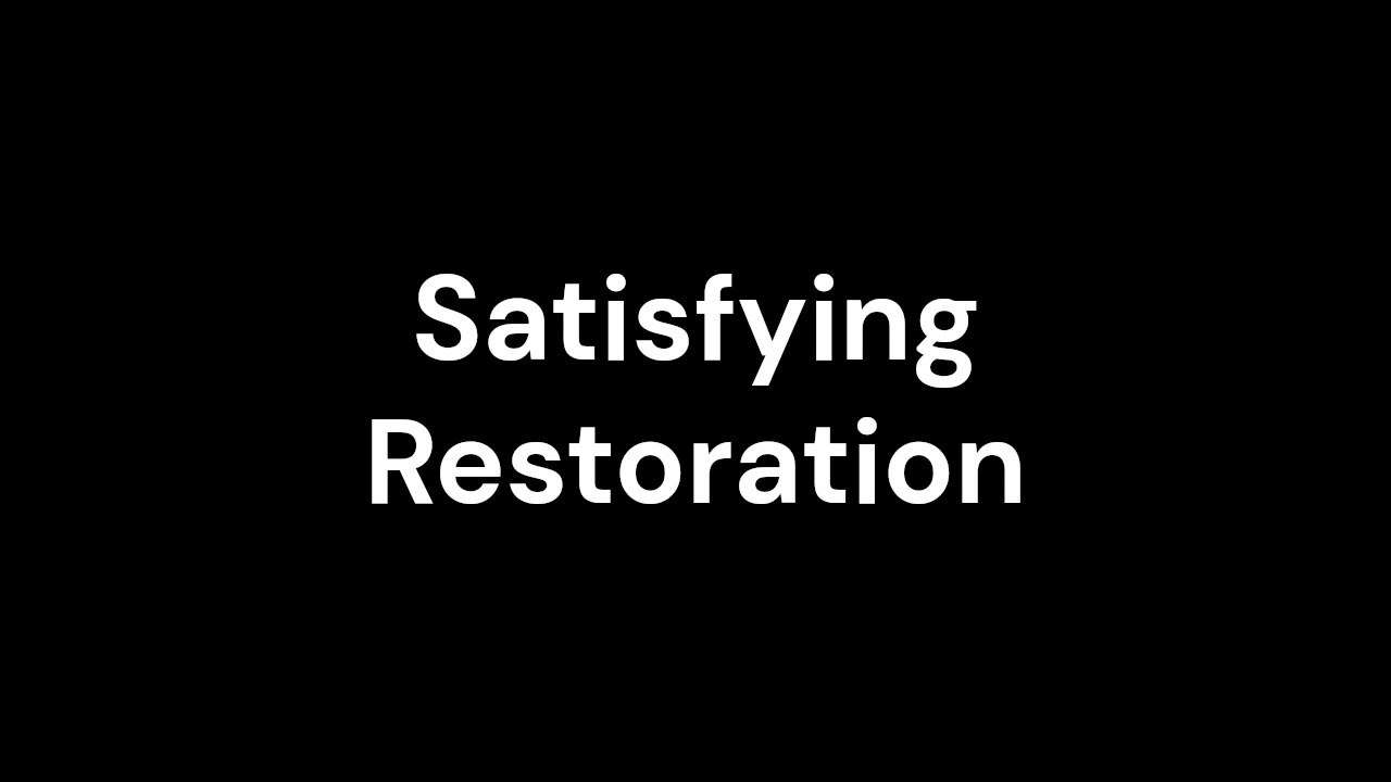 Antique Satisfying Restoration