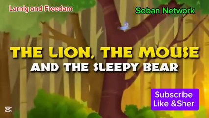 The Lion, Mouse, and Sleepy Bear: A Heartwarming Animal Tale 🦁🐭🐻