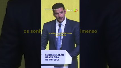 Samir Xaud exalta sua origem em discurso de posse na CBF: ‘O Norte do País existe’ #shorts