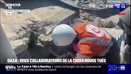 Gaza: deux collaborateurs de la Croix-Rouge tués