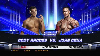 WWE '12 - Cody Rhodes vs. John Cena