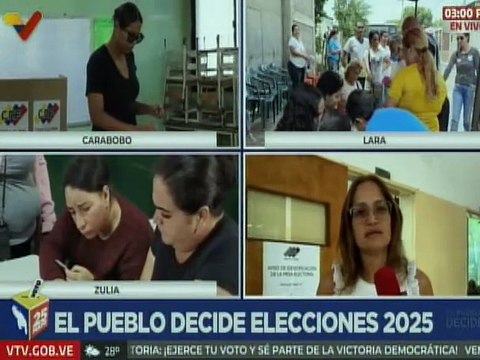 Venezolanos asiste masivamente a ejercer su derecho al voto para elegir gobernadores y diputados
