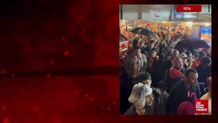 Bazı Galatasaray taraftarları kupayı göremeden döndü